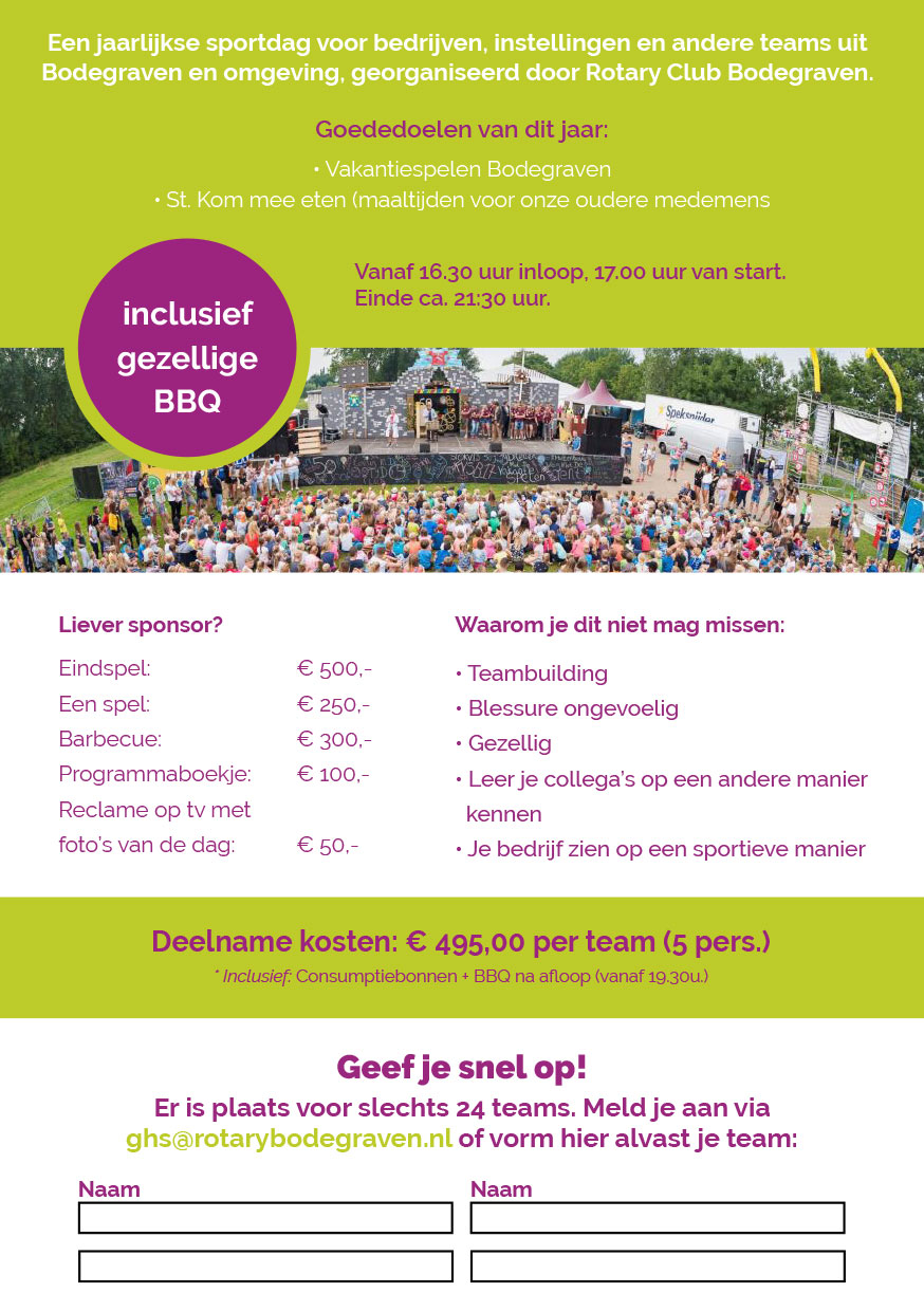 Groene Hart Spektakel flyer achterzijde